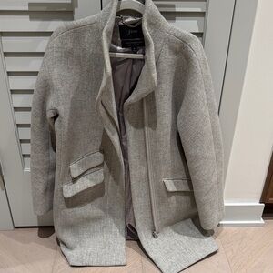 J. Crew Light Gray Wool Jacket size 8